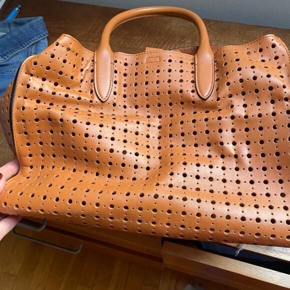 Zadig & Voltaire Tan Perforated Bag - Picture 7 of 8